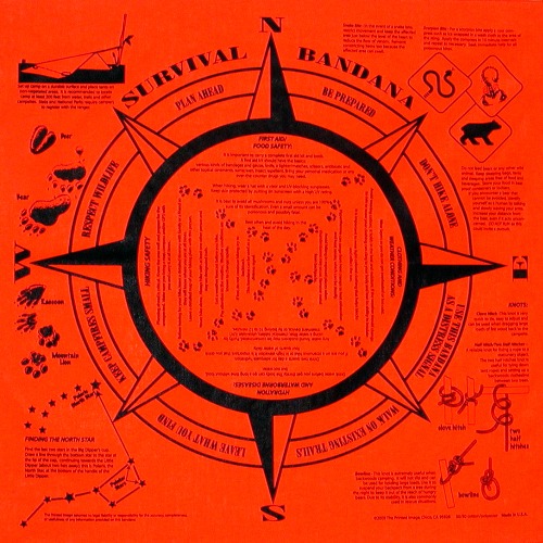 orange signaling survival bandana