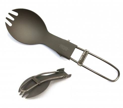 vargo titanium folding spork