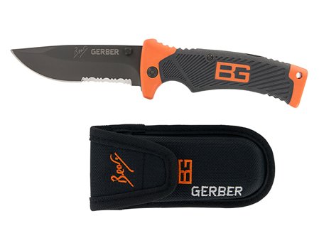 Bear Grylls Lockback Sheath Knife and sheath