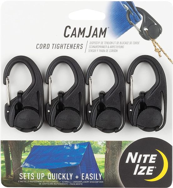 Ize CamJam Tie Down Rope Tightener 4 pc