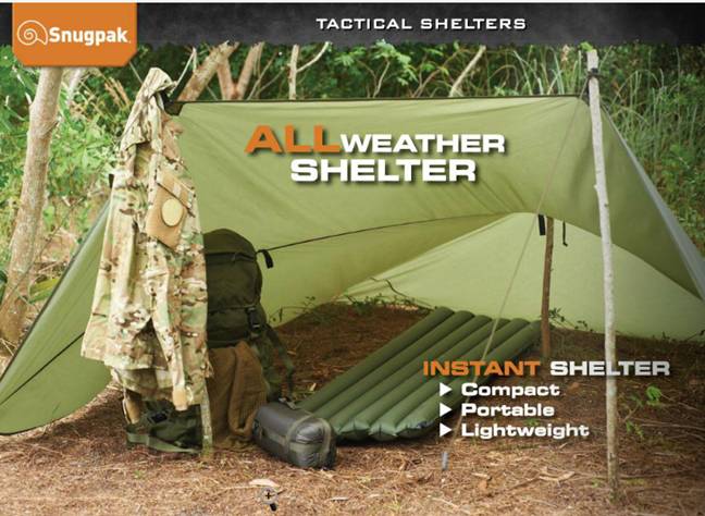 snugpak all weather shelter