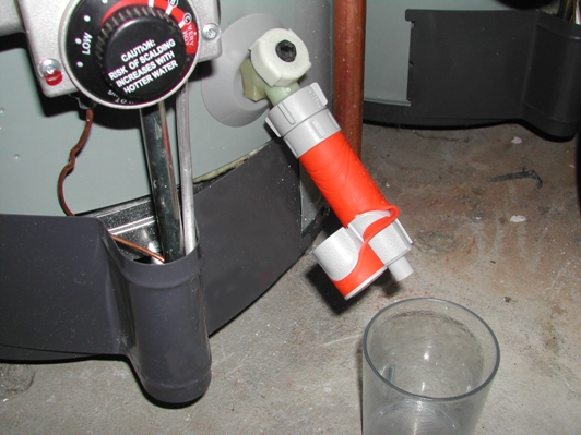 Water Heater Filter Attachment